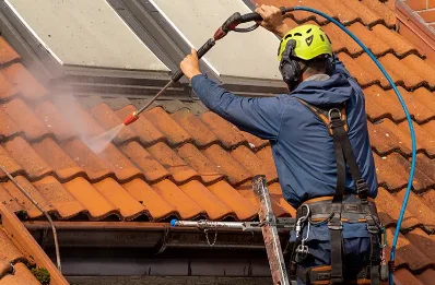 Démoussage et hydrofuge de toiture à Martres-de-Rivière